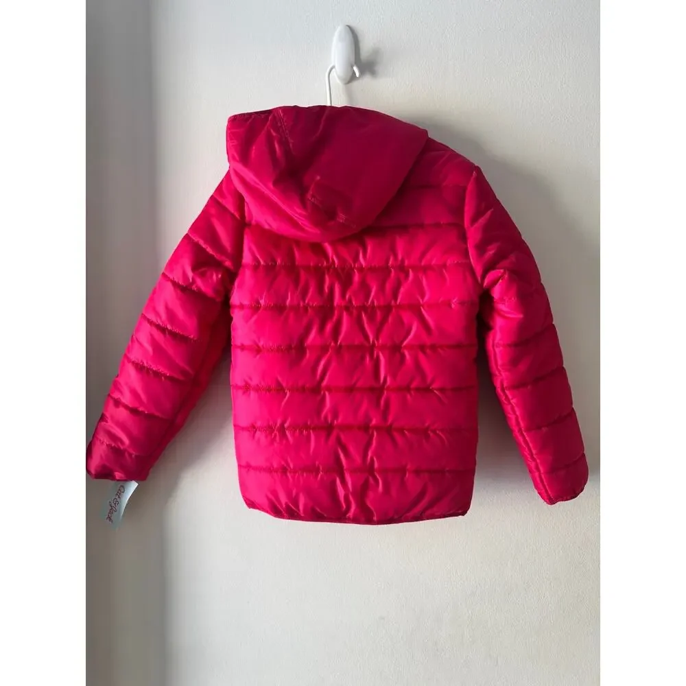 Cat & Jack girls puffer jacket - size S